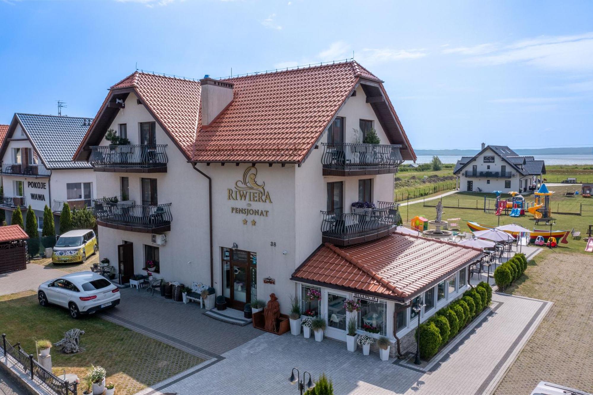 Pensjonat Riwiera Z Widokiem Na Zalew Wislany Krynica Morska Exterior foto