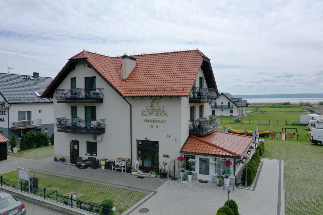 Pensjonat Riwiera Z Widokiem Na Zalew Wislany Krynica Morska Exterior foto